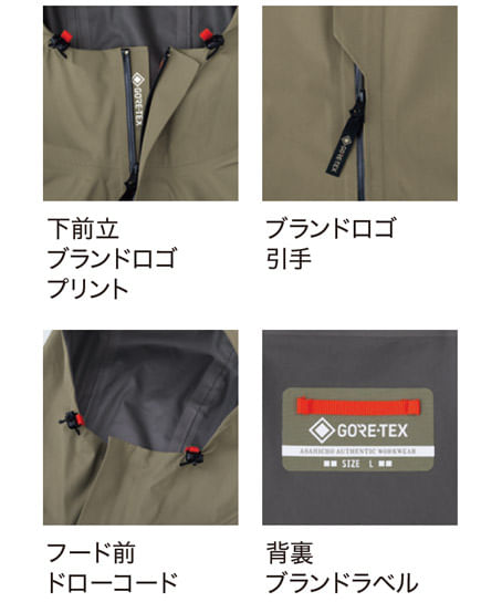 【GORE‐TEX】ゴアテックスオールウェザージャケット（防水・防風・撥水）