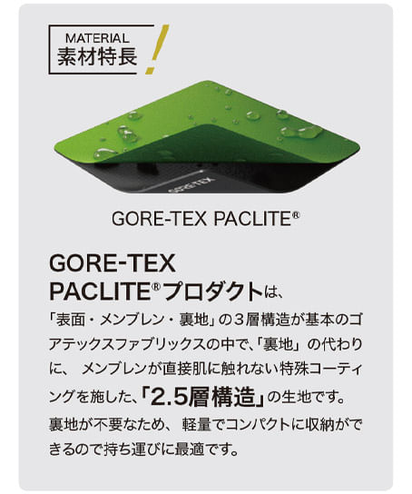 【GORE‐TEX】ゴアテックスオールウェザージャケット（防水・防風・撥水）