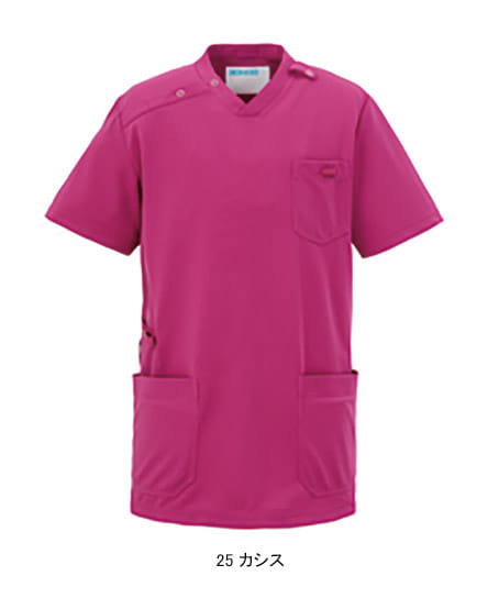 【全8色】スクラブ（男女兼用・透け防止・吸汗性・制電・ストレッチ・工業洗濯可）