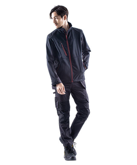 SALE【全6色】ブラックラダー 防風ソフトシェルジャケット（通湿性・ストレッチ・軽量）※在庫限り