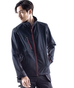 飲食店制服・ユニフォームの通販の【ユニデポ フード】SALE【全6色】ブラックラダー 防風ソフトシェルジャケット（通湿性・ストレッチ・軽量）※在庫限り