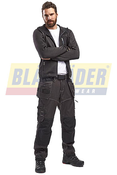 【全2色】ブラックラダーナイロンコットンパンツ(多機能ポケット・メンズ)