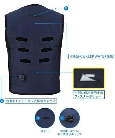 アクアウォーターベスト（スリークォーターズ）※返品不可※