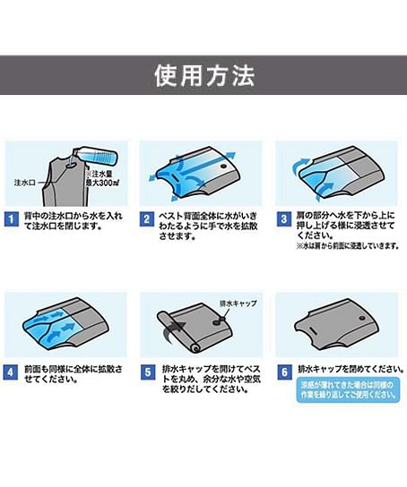 アクアウォーターベスト（スリークォーターズ）※返品不可※
