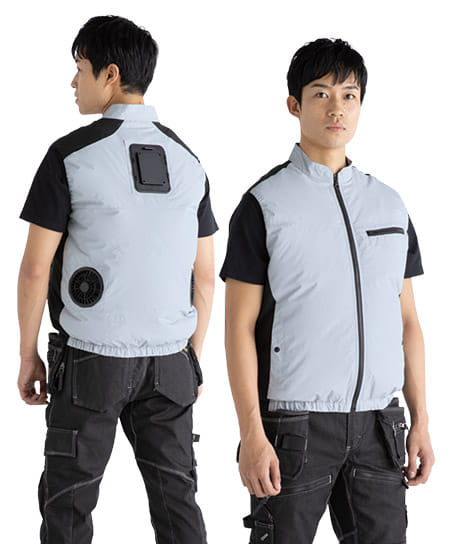 【冷蔵服】全4色・ベスト（UVカット・単品）