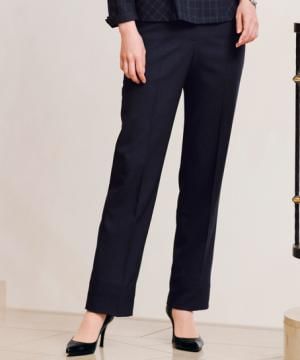 事務服・会社制服の通販の【ユニデポ 事務服】【全2色】裾上げらくらくパンツ（ストレッチ・エコ）