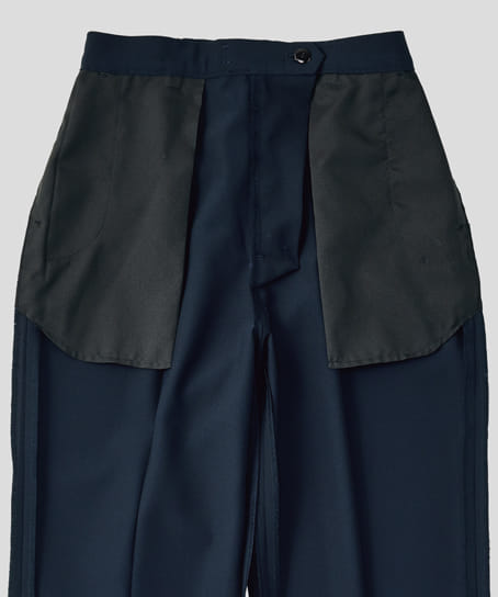 【全２色】テーパードパンツ（ストレッチ・防汚加工・66㎝丈）