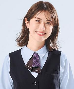 事務服・会社制服の通販の【ユニデポ 事務服】【全3色】リボン（アジャスター付き）