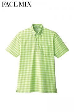 【全7色】チェックプリントポロシャツ