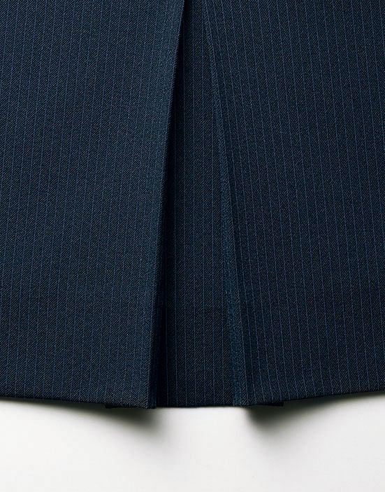 【全3色】レディスストレッチスカート（ストライプ/静電気防止）