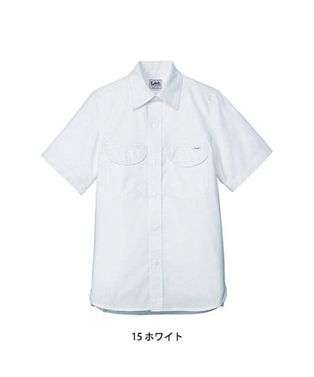 【Lee】レディスシャンブレー半袖シャツ