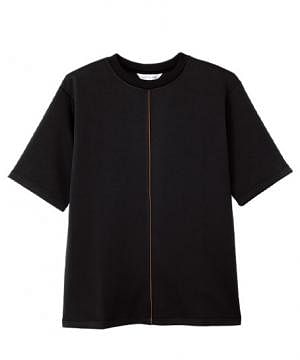 事務服・会社制服の通販の【ユニデポ 事務服】【全3色】半袖Tシャツ（ダンボールニット・ストレッチ素材 ・UVカット ・防透素材 ・吸汗速乾/女性用）