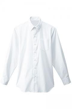 事務服・会社制服の通販の【ユニデポ 事務服】メンズシャツ(衿裏ボタン付き/長袖)