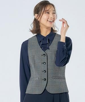 ユニフォーム・制服の通販の【ユニデポ】【全１色】ベスト（ストレッチ・防汚加工・帯電防止）