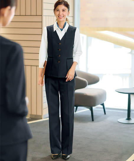 【全1色】ベスト（ストレッチ・吸汗速乾・接触冷感・高通気）