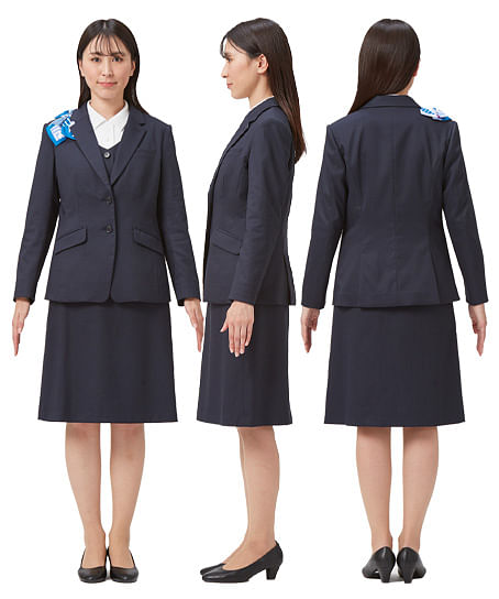 【全2色】スカート（Aライン・抗ウイルス・抗菌・60cm丈）