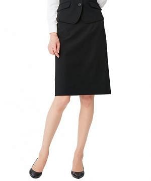 事務服・会社制服の通販の【ユニデポ 事務服】【全1色】スカート（タイト・ストレッチ・帯電防止・エコ・55cm丈）