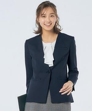 事務服・会社制服の通販の【ユニデポ 事務服】【全１色】ジャケット（ストレッチ・消臭・エコ）