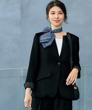 事務服・会社制服の通販の【ユニデポ 事務服】【全１色】ジャケット（ストレッチ・ウォッシャブル）
