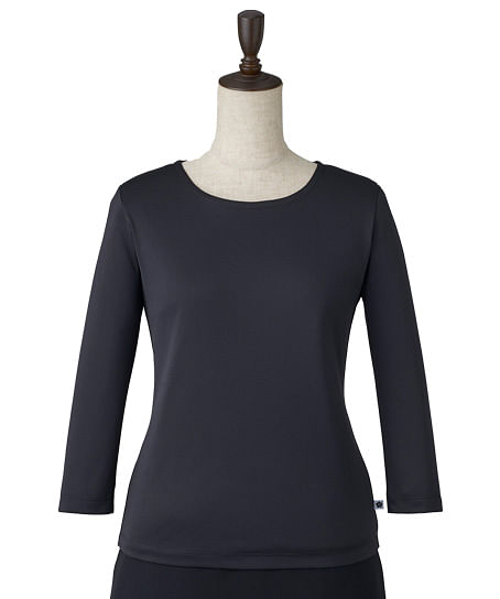 【MARY QUANT】全2色・カットソー（抗ウイルス・ノーアイロン・七分袖）