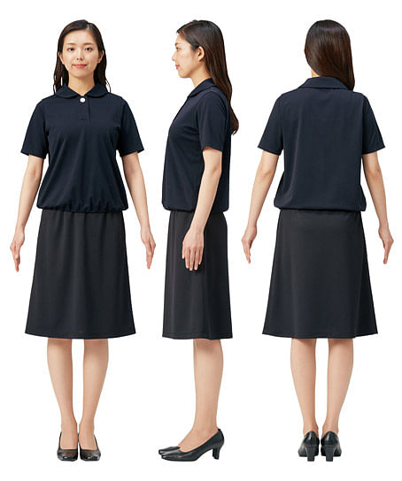 【MARY QUANT】全2色・ポロシャツ（半袖・ニット・高通気・通気度130.7cc）