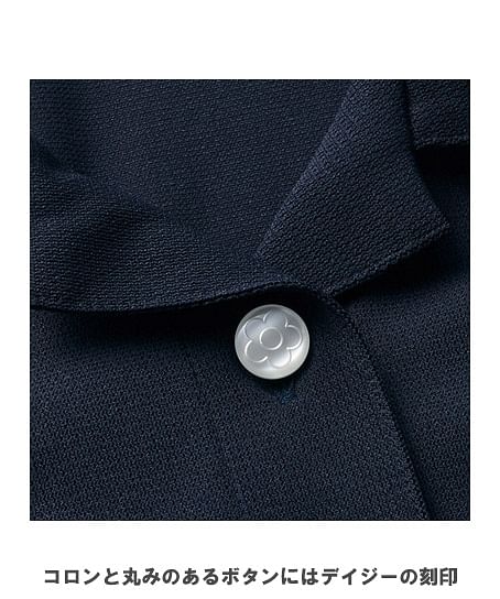 【MARY QUANT】全2色・ポロシャツ（六分袖・ニット・高通気・通気度130.cc）