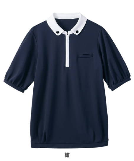 MARY QUANT ポロシャツ MARY QUANT】全2色・ポロシャツ（半袖・ニット・高通気・通気度130.7cc