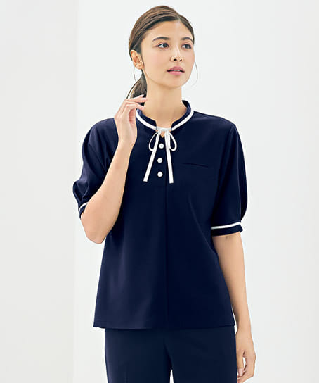 【MARY QUANT】全2色・ポロシャツ（半袖・ニット・高通気・通気度130.7cc）