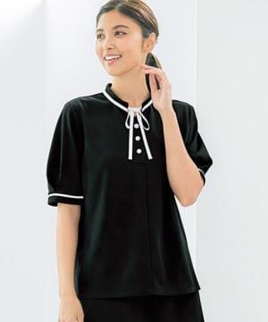事務服・会社制服の通販の【ユニデポ 事務服】【MARY QUANT】全2色・ポロシャツ（半袖・ニット・高通気・通気度130.7cc）