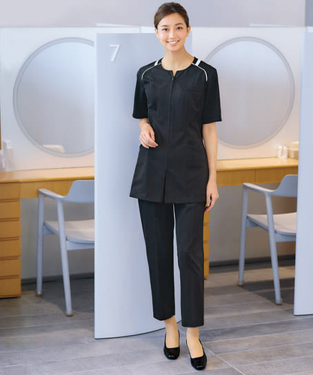 【MARY QUANT】全1色・チュニック(半袖・ニット・帯電防止)