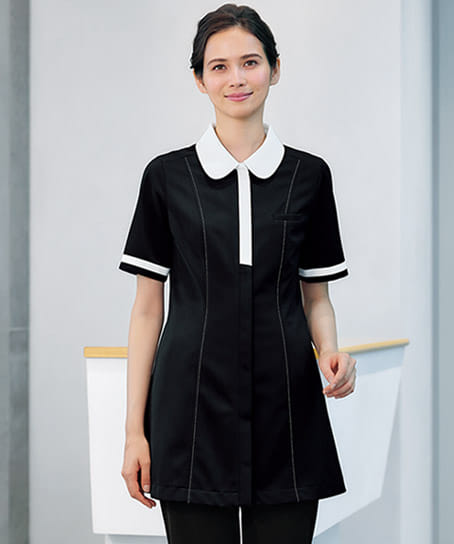 【MARY QUANT】全1色・チュニック(半袖・ニット・帯電防止)