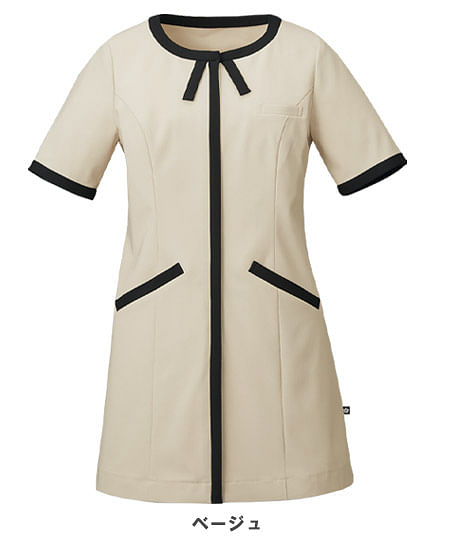 【MARY QUANT】全2色・チュニック（ニット・半袖・ホームウォッシャブル）