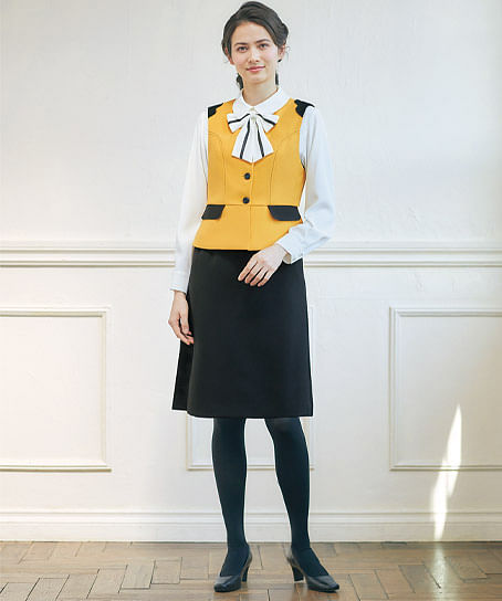【MARY QUANT】スカート（Aライン・56cm丈・ストレッチ）