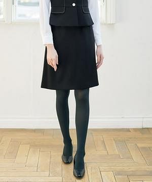 事務服・会社制服の通販の【ユニデポ 事務服】【MARY QUANT】スカート（Aライン・56cm丈・ストレッチ）
