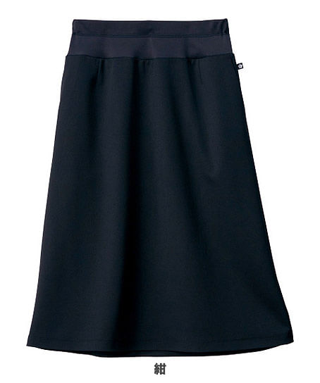 【MARY QUANT】至福のスカート（Aライン・ニット・防シワ・吸汗速乾・抗ウイルス・抗菌防臭・65cm丈/9号）