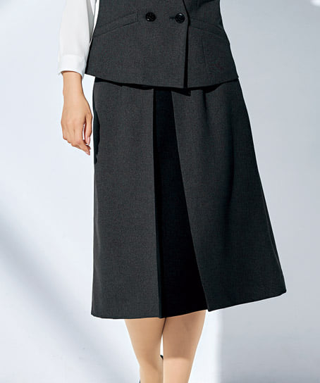 【MARY QUANT】スカート(全2色・ストレッチ・トリックウエスト・ホームウォッシャブル/70cm丈:9号)