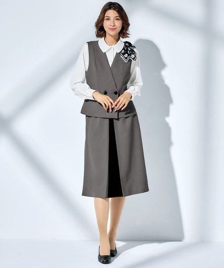 【MARY QUANT】スカート(全2色・ストレッチ・トリックウエスト・ホームウォッシャブル/70cm丈:9号)
