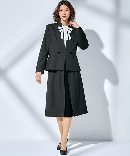 【MARY QUANT】スカート(全2色・ストレッチ・トリックウエスト・ホームウォッシャブル/70cm丈:9号)