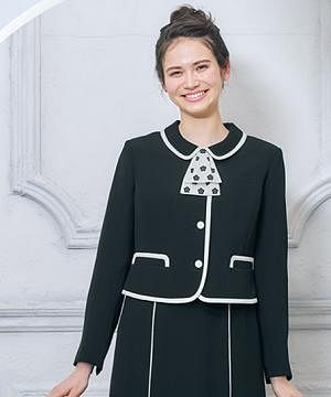 事務服・会社制服の通販の【ユニデポ 事務服】【MARY QUANT】全1色・ジャケット（ストレッチ）