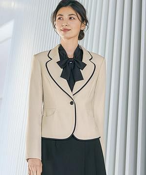 事務服・会社制服の通販の【ユニデポ 事務服】【MARY QUANT】全3色・ジャケット（ストレッチ・国産生地）