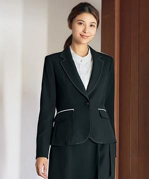 事務服・会社制服の通販の【ユニデポ 事務服】【MARY QUANT】全1色・ジャケット（ストレッチ・ホームウォッシャブル）