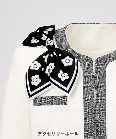 【MARY QUANT】全3色・ジャケット（七分袖・ストレッチ・ホームウォッシャブル）