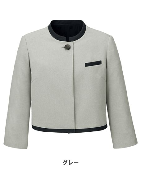 【MARY QUANT】全２色・ショートジャケット（八分袖・ストレッチ・ホームウォッシャブル）