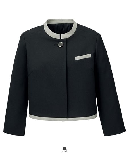 【MARY QUANT】全２色・ショートジャケット（八分袖・ストレッチ・ホームウォッシャブル）