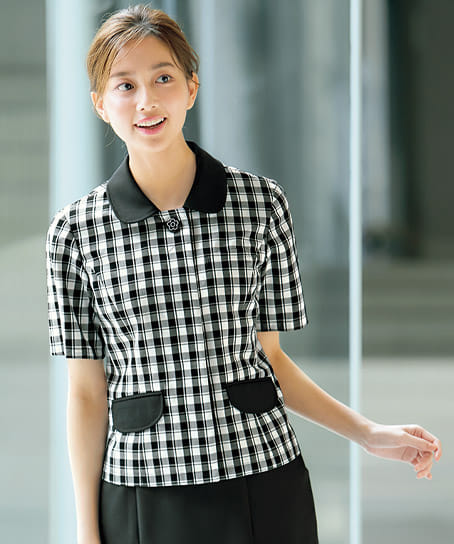 【MARY QUANT】全1色・サマージャケット（ストレッチ・グリーン購入法適合・ホームウォッシャブル）