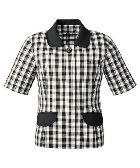 【MARY QUANT】全1色・サマージャケット（ストレッチ・グリーン購入法適合・ホームウォッシャブル）