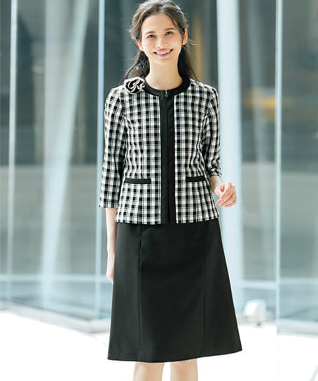 【MARY QUANT】全1色・サマージャケット（ストレッチ・グリーン購入法適合・ホームウォッシャブル）