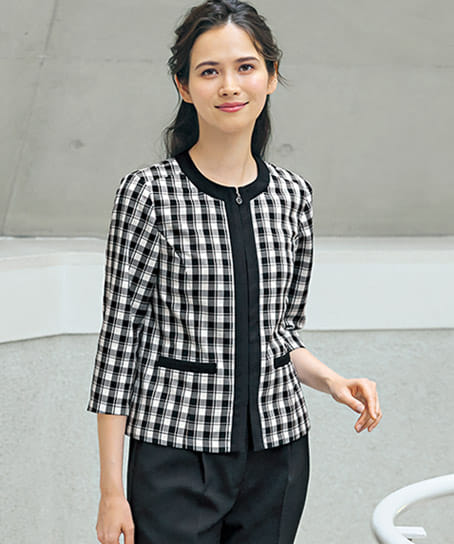 【MARY QUANT】全1色・サマージャケット（ストレッチ・グリーン購入法適合・ホームウォッシャブル）