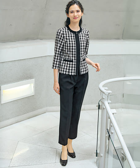 【MARY QUANT】全1色・サマージャケット（ストレッチ・グリーン購入法適合・ホームウォッシャブル）