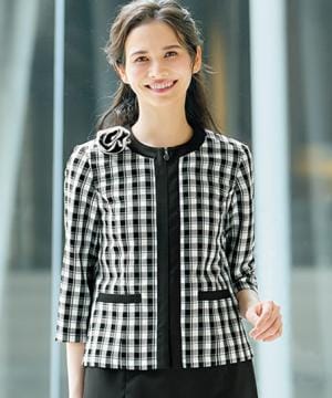 【MARY QUANT】全1色・サマージャケット（ストレッチ・グリーン購入法適合・ホームウォッシャブル）